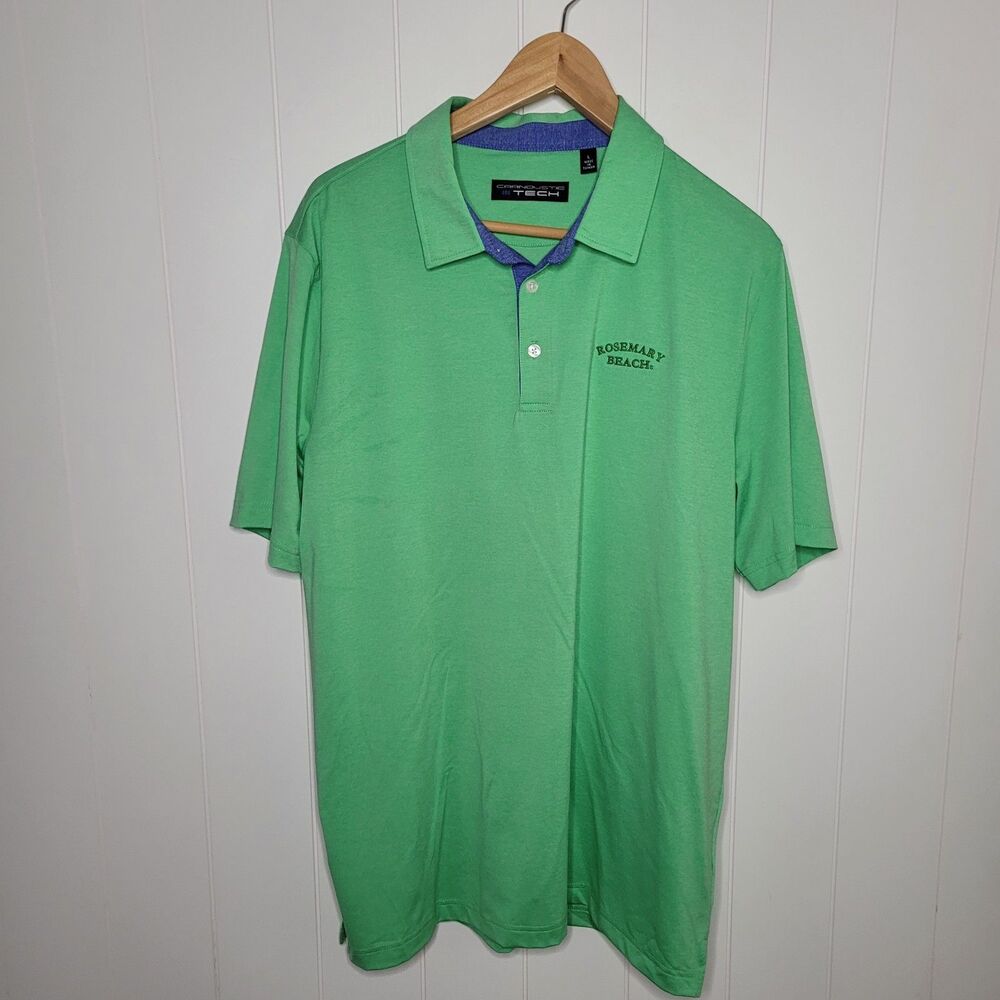 Carnoustie Shirt Mens Large Tech Performance Rosemary Beach Golf Club